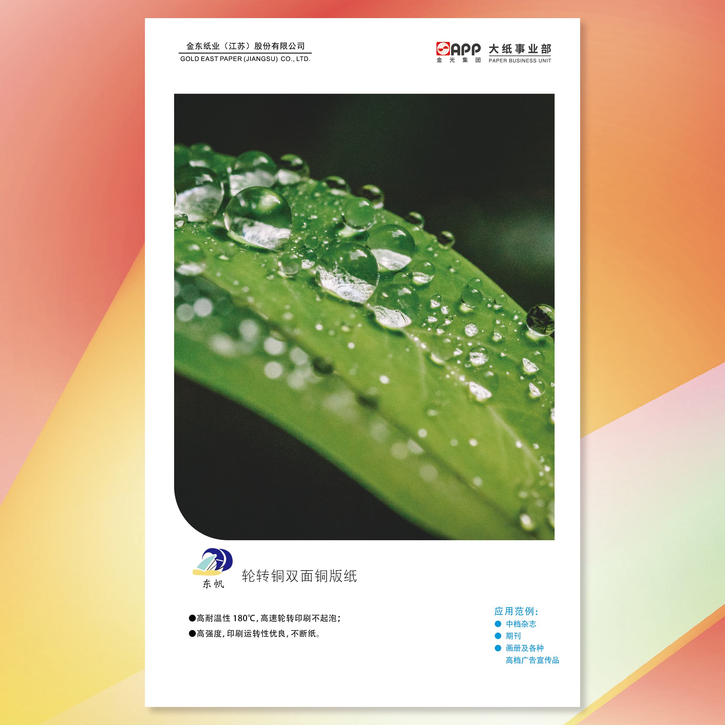 【双铜纸】东帆轮转铜双面铜版纸